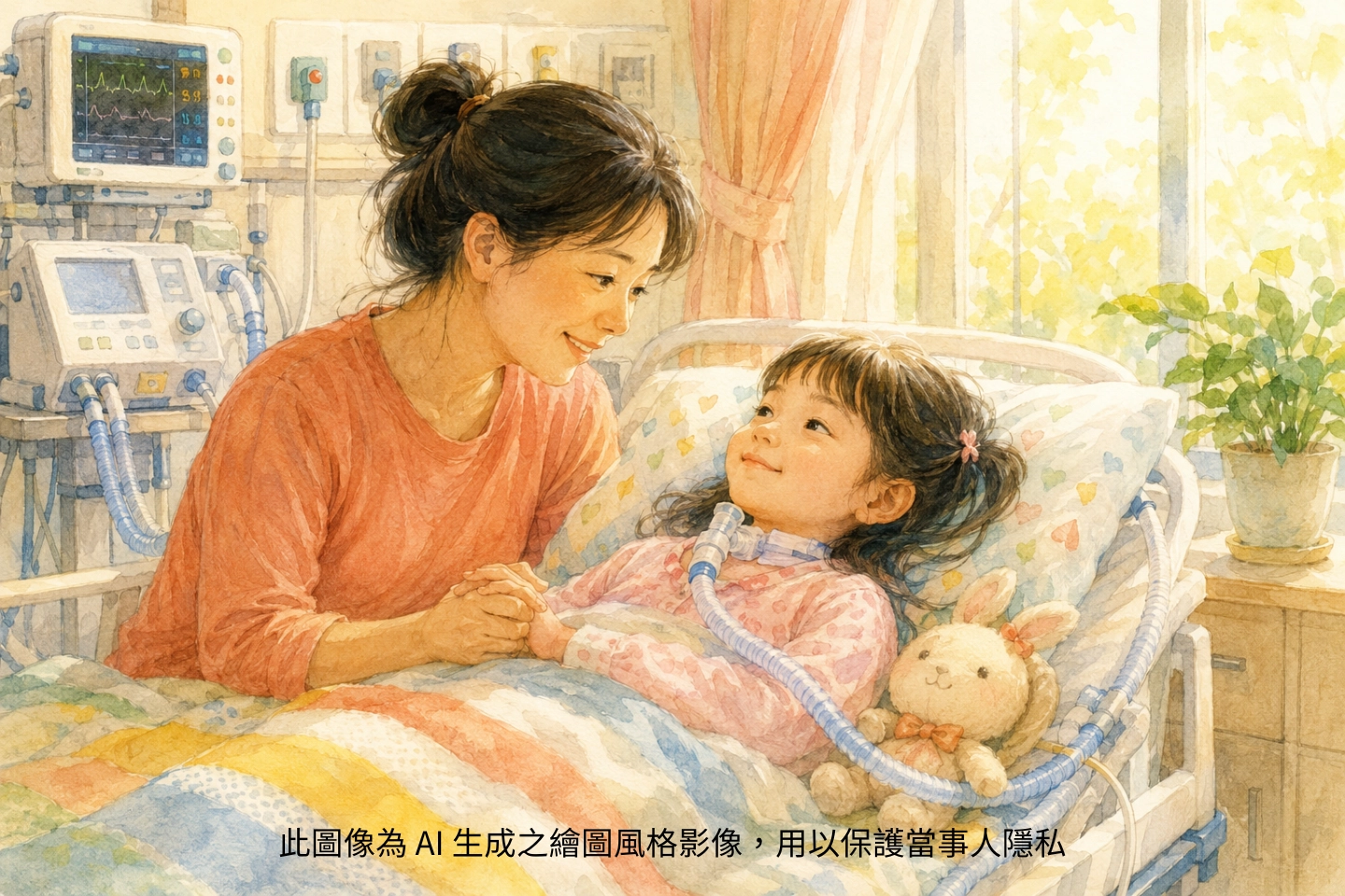 【病房裡的「超人媽媽」：用愛與呼吸器賽跑的無聲日常】小玲與媽媽的故事