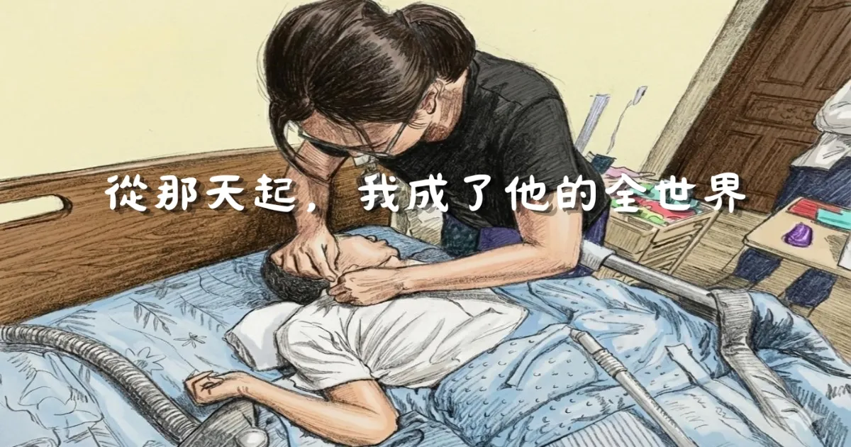 一位單親媽媽，陪伴長期使用呼吸器孩子走過每一天
